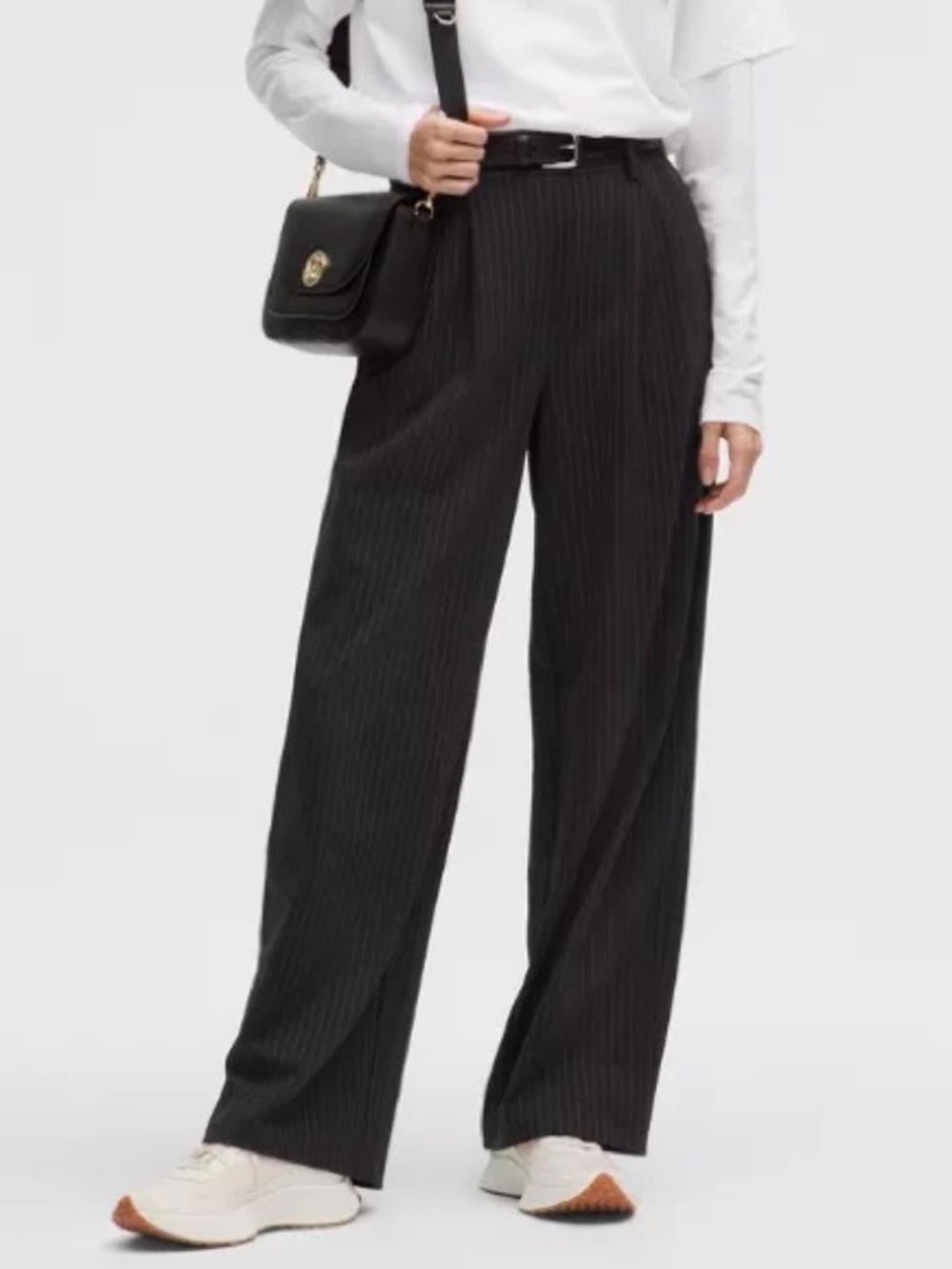 Daydrift High-Rise Wide-Leg Trouser (Short Inseam) in Black